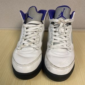 Nike Air Jordan 5 Retro Dark Concord (GS) Youth 440888-141 White Purple 4.5Y